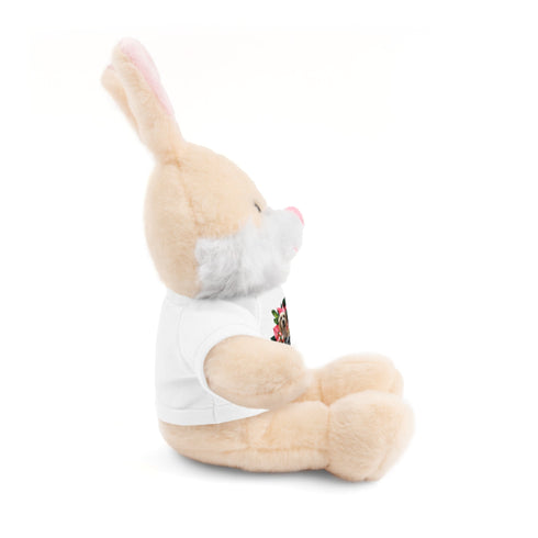 Custom Photo Festive Poinsettia Stuffed Animals with Tee